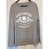 American Retro Harley Long Sleeve 1983 Legend Motorcycle Skull Loose Top