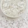 Irregular High-Flash Silver Crystal Sequin Jewelry DIY Accessories