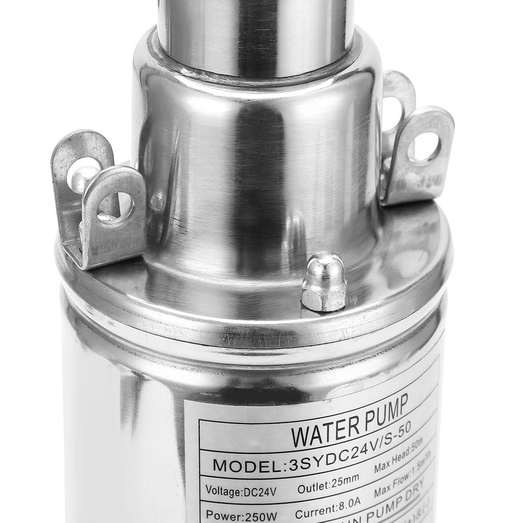 Solar Electric Drive Screw Submersible Pump 50 Meters High Lift 1.5mCelsiush 24V