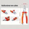 Professional 7" & 8" Multi-Purpose Wire Pliers - Industrial Grade, Needle Nose,Diagonal Cutters with Large Head for Electricians