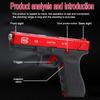 New Metal Black  G17 Pistol Simulation Pistol 500 Rounds Outdoor Combat Shooting BB Bullets Boy Birthday Christmas Gift