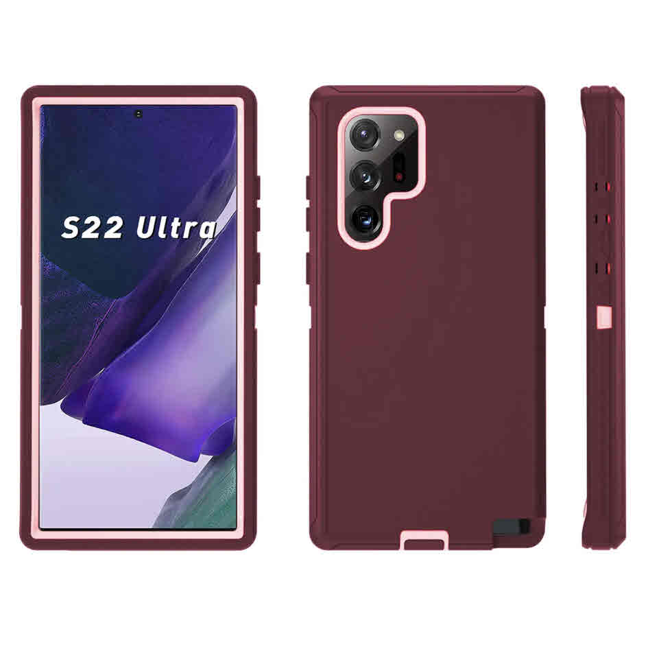 Shockproof Phone Case Colorful Series Multi Color for Samsung Galaxy S22 Ultra Mobile Phone case