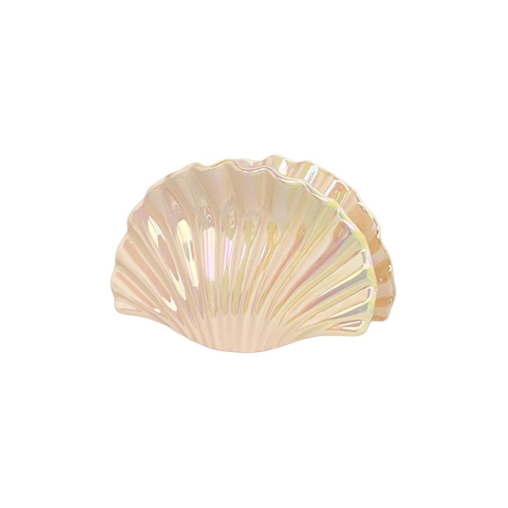 Hair Claw Clip Large Seashells Headgear Hair Claw Clamp Elegant Seashells Hair Holder Barrettes Strong Hold for Girls