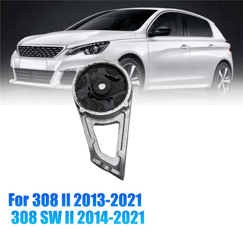 2X 9675078380 Car Exhaust Pipe Elastic Fixing For 308 II 308 SW II 2013- Muffler Fixing Bracket