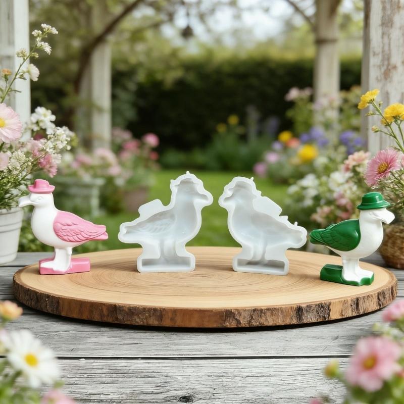 2Pcs Bird Silicone Molds Food Grade Silicone Mould for Resin Casting Handmade Soap Making Candle Gypsum Ornament