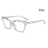 Square Vision Care Oversized Anti-blue Light Glasses Computer Goggles Multi-section Eyeglasses Cat Eye Eyewear