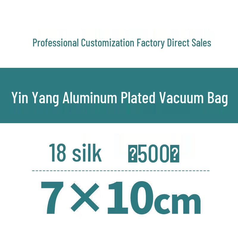 Semi-Transparent Aluminized Vacuum Food Bags