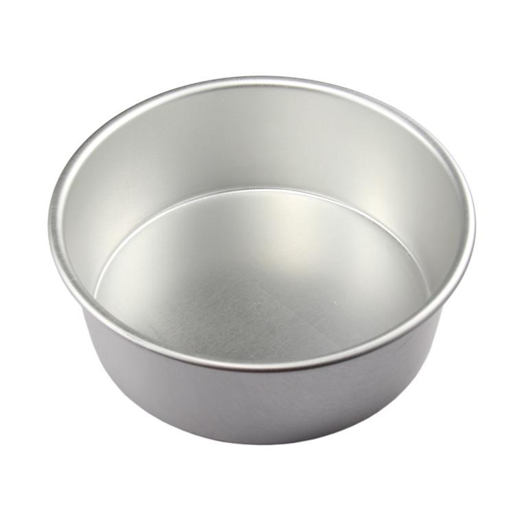 Aimanwu Anodized Aluminum Fixed-Bottom Cake Mold, 4-12 inch Sizes