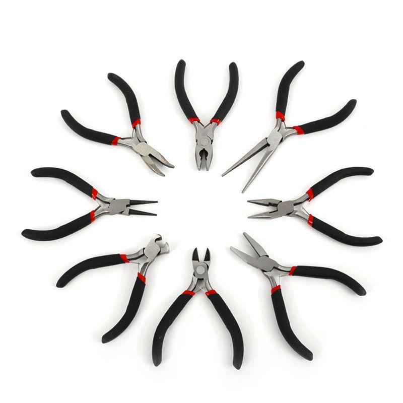 Premium 8pcs Mini Pliers Tools Set For Jewelry Making With Comfortable Grip And Unique Design