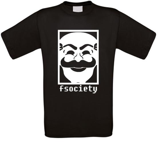 Fsociety Robot F-society Cult Series T-shirt
