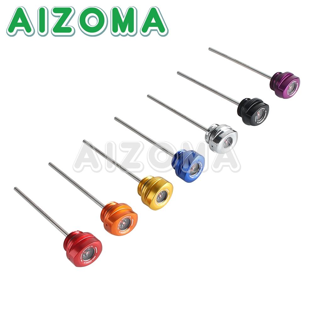 Motorcycle Oil Dipstick With Temperature Gauge For Harley Touring Milwaukee Eight M8 2017-2024 FLHR Oil Temperature Dipstick