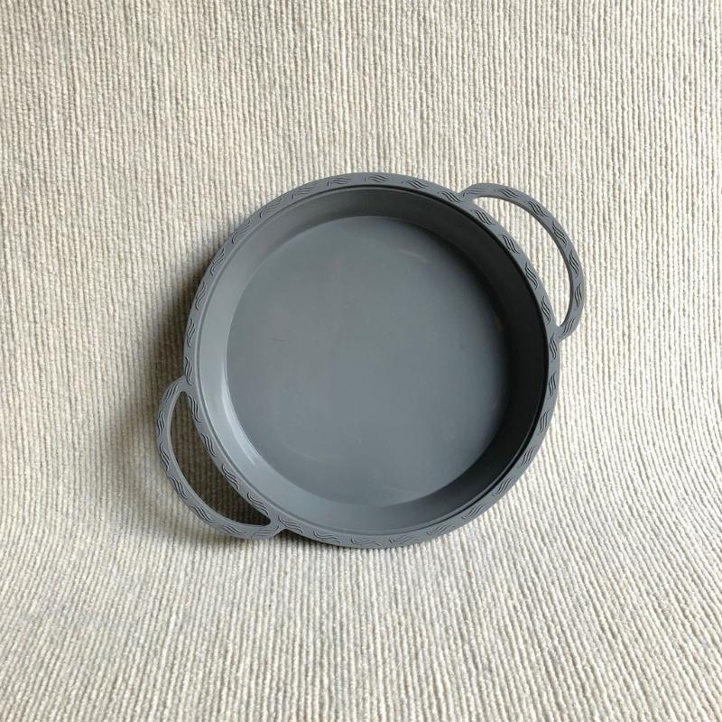 Nonstick Stainless Steel Frame Flexible Silicone Cake Pan For Dessert Chocolate Molds Oven Baking Accessories