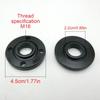 Convenient and Efficient M16 Thread Angles Grinder Inner Outer Flange Nut Carbon Steel Plate Splints Clamps 2.2cm Inner