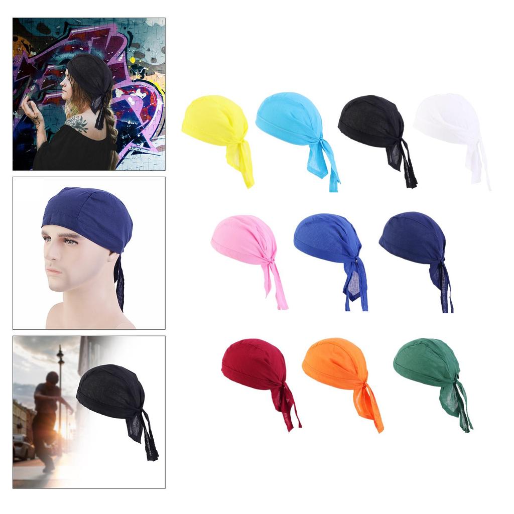 Soft Cycling Cap Sports Head Scarf Bandana Hat for Fitness Men Walking Cyclists