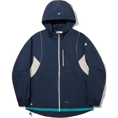 Li Ning Outdoor Series Reflective Water-Resistant Sun Protection Loose Jacket Unisex Jacket Navy-Blue AFDUC85-1