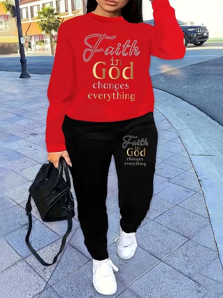 1116 European and American new women's clothing, fashionable and casual versatile 1D printing loose crew neck sweater women's suit