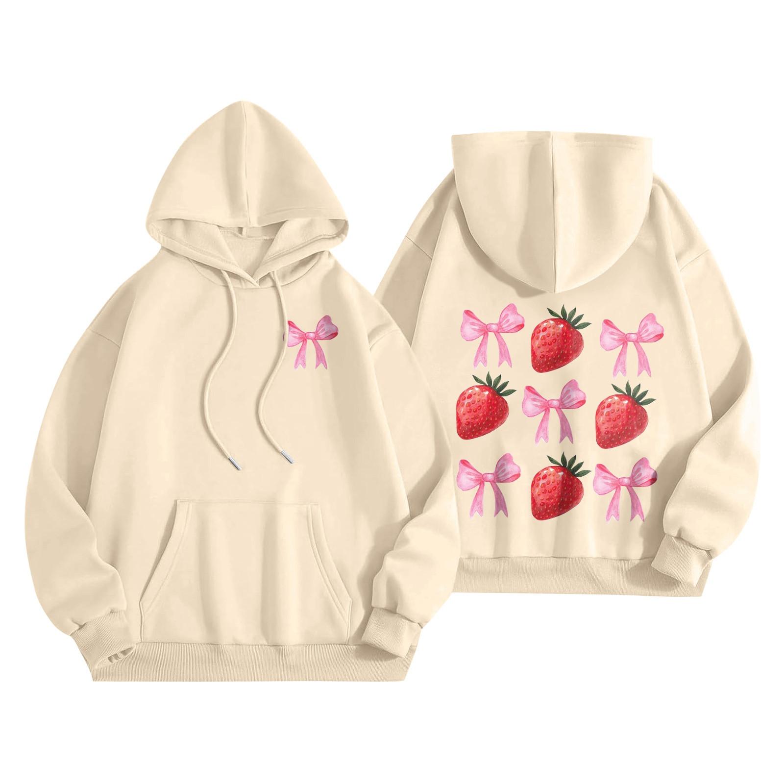 Толстовки для девочек-подростков с длинным рукавом и принтом букв — фото 3