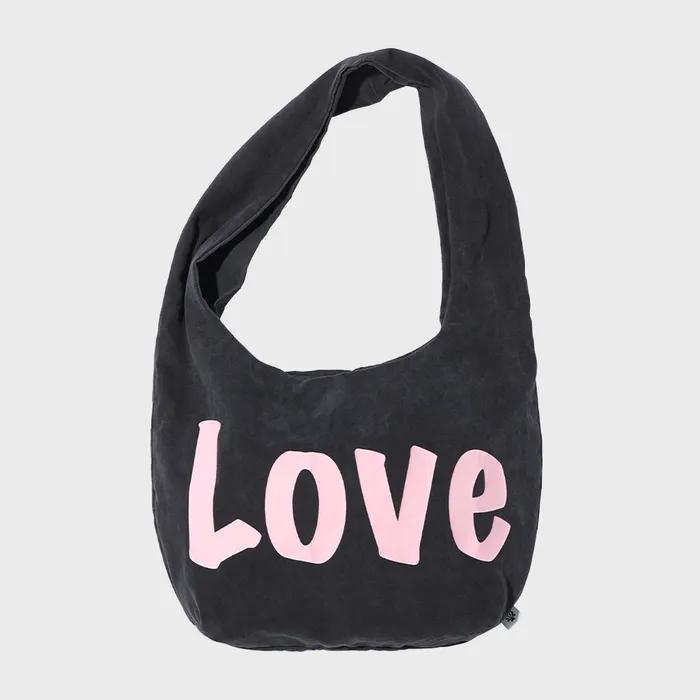 LETTERING BIG BAG CHARCOAL