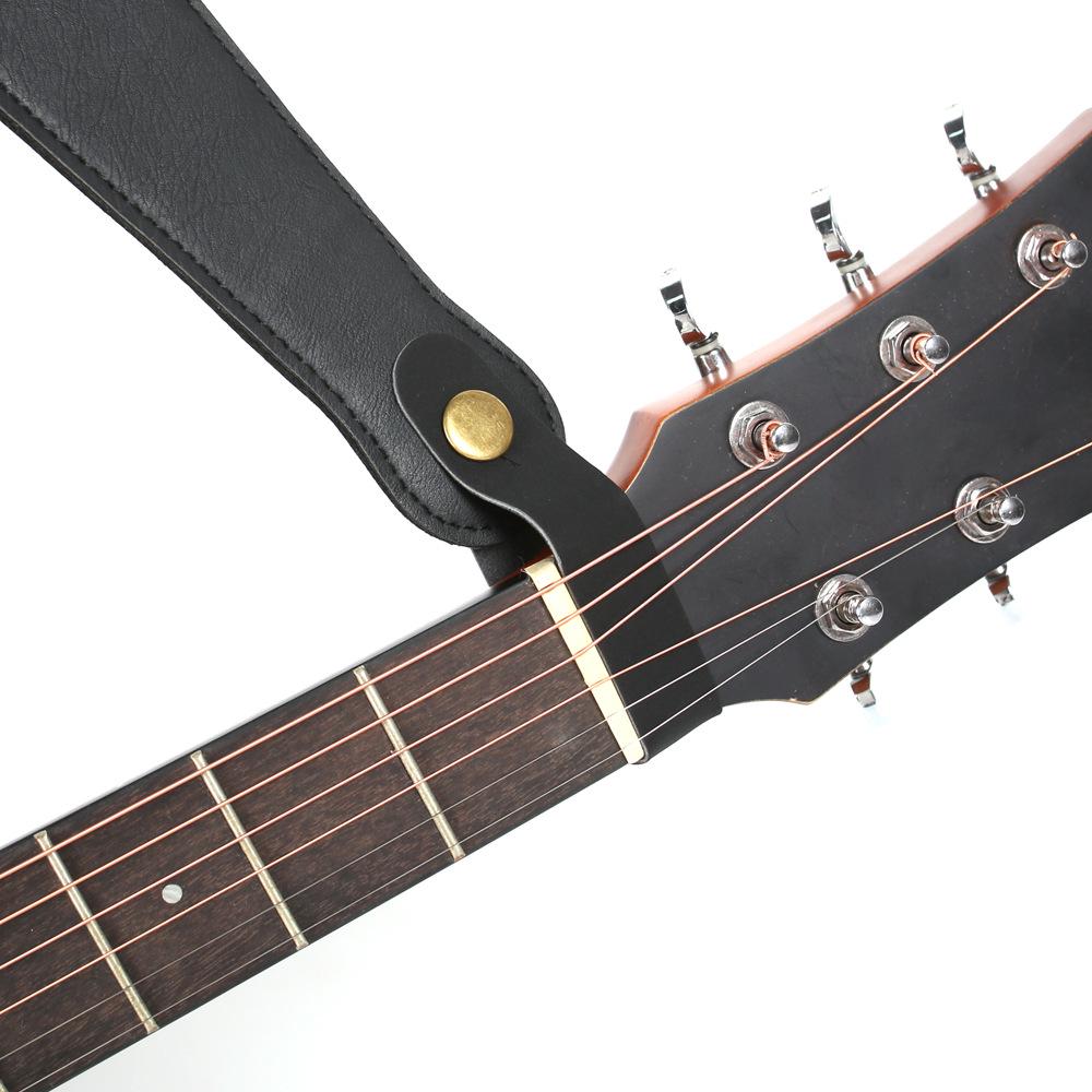 Classical Folk Guitar Neck with Electric and Acoustic Headstock Strap & Lock