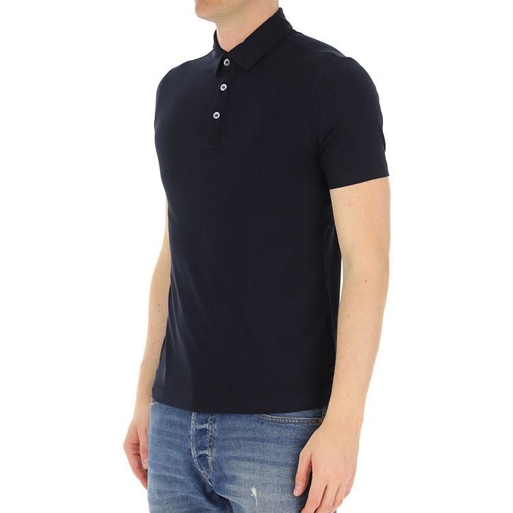 Emporio Armani Polo Shirts Men's Marine Blue Polo Collar Moderate Other 8N1F8C-1JCDZ-0922
