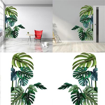Leaves Pattern Wall Sticker Modern Art Decal Mural for Kids Rooms Home Decor