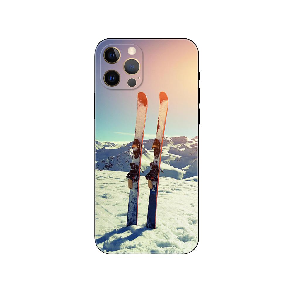Skiing Phone Case For iPhone Samsung Galaxy Redmi Xiaomi Oppo OnePlus Note S A 7 8 9 10 11 12 13 14 20 21 22 23 53 54 Pro Max Plus Ultra TPU Soft