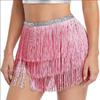 Encrypted Tassel Belly Dance Skirt & Waist Chain - Halloween Hip Scarf Decoration