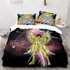 Anime Saint Seiya LOST CANVAS Bedding Set Duvet Cover Bed Set Quilt Cover Pillowcase Comforter king Queen Size Boys Adult