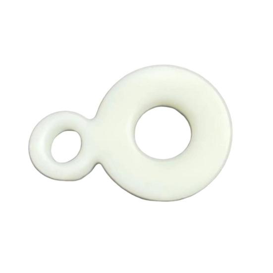 

Силиконовые соломенные подвесные украшения с металлическим крючком Портативные подвески «сделай сам» для бутылок из соломы на 40 унций/30 унций для активного отдыха белый