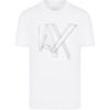 SS23 Line Logo Print Crew Neck Short Sleeve T-Shirt Men Tops White 3RZTHF-ZJH4Z-1100