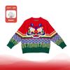 Children's Sweater Winter New Style Children's Spring Festival Celebration New Year Set Round Neck Knitted Sweater Top