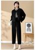Harun pants: Winter fashionable commuting pants, high waist slimming women's casual pants