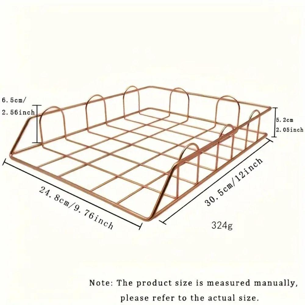 Pen Holder Stackable File Folder Paper File Document Organizer School Office Supplies