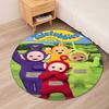 Teletubbies Printed Round Rug Carpet Chair Rug Area Rug Entryway Doormats,for Office Chair Living Room Bedroom Kitchen Room.