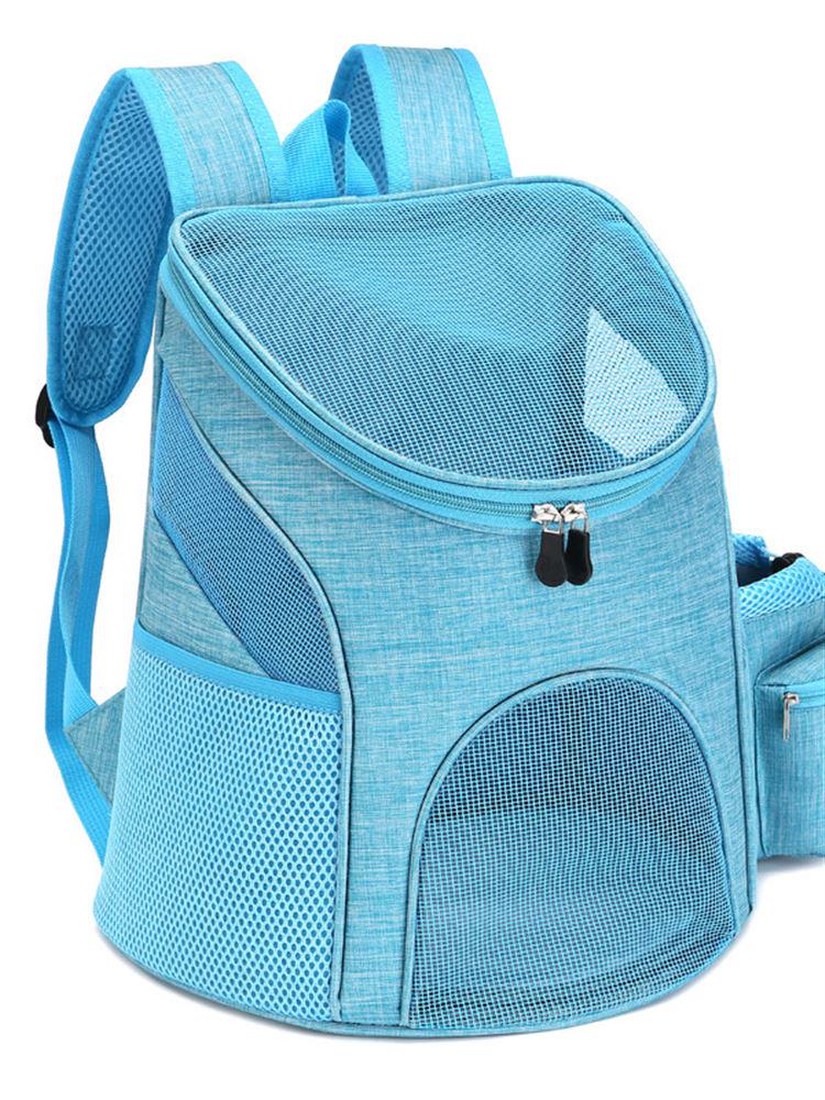 Tragbarer Haustierrucksack für Katzen & Hunde - Doppelschulter, Brusttasche, Ausflugs-Träger