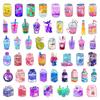 50 Cartoon Drink Stickers for Phones, Guitars, Helmets, Computers & Tablets – Waterproof Decor.