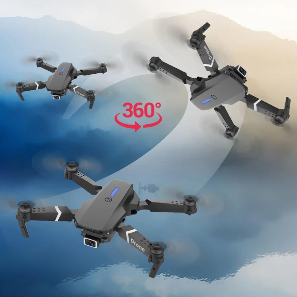 Professional E88 4K Wide Angle HD Camera WiFi FPV Altitude Hold Foldable RC Drone Quadcopter