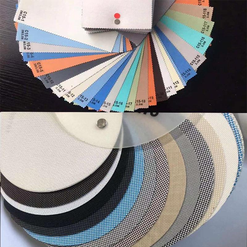 No-Drill Thickened Blackout Flame Retardant Office Roller Blinds with Heat Insulation
