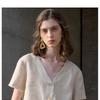 2026 Summer New Fashionable Design Short-Sleeve Top for Women, Cool V-Neck Shirt