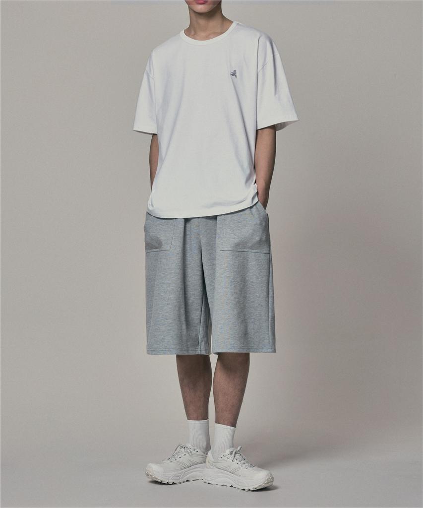 Beodeonteu Original Bird Logo Embroidered T-Shirt [White]