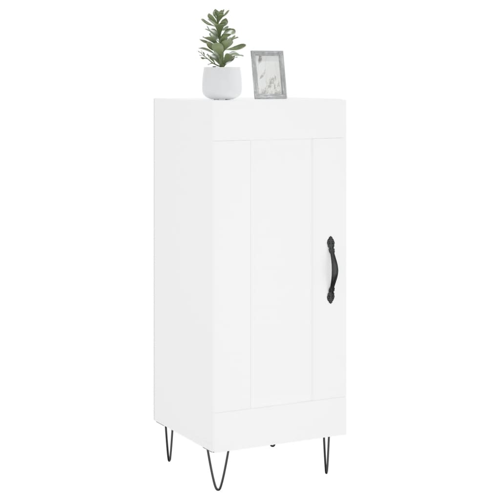 Sideboard White 34.5 x 34 x 90 cm Particleboard