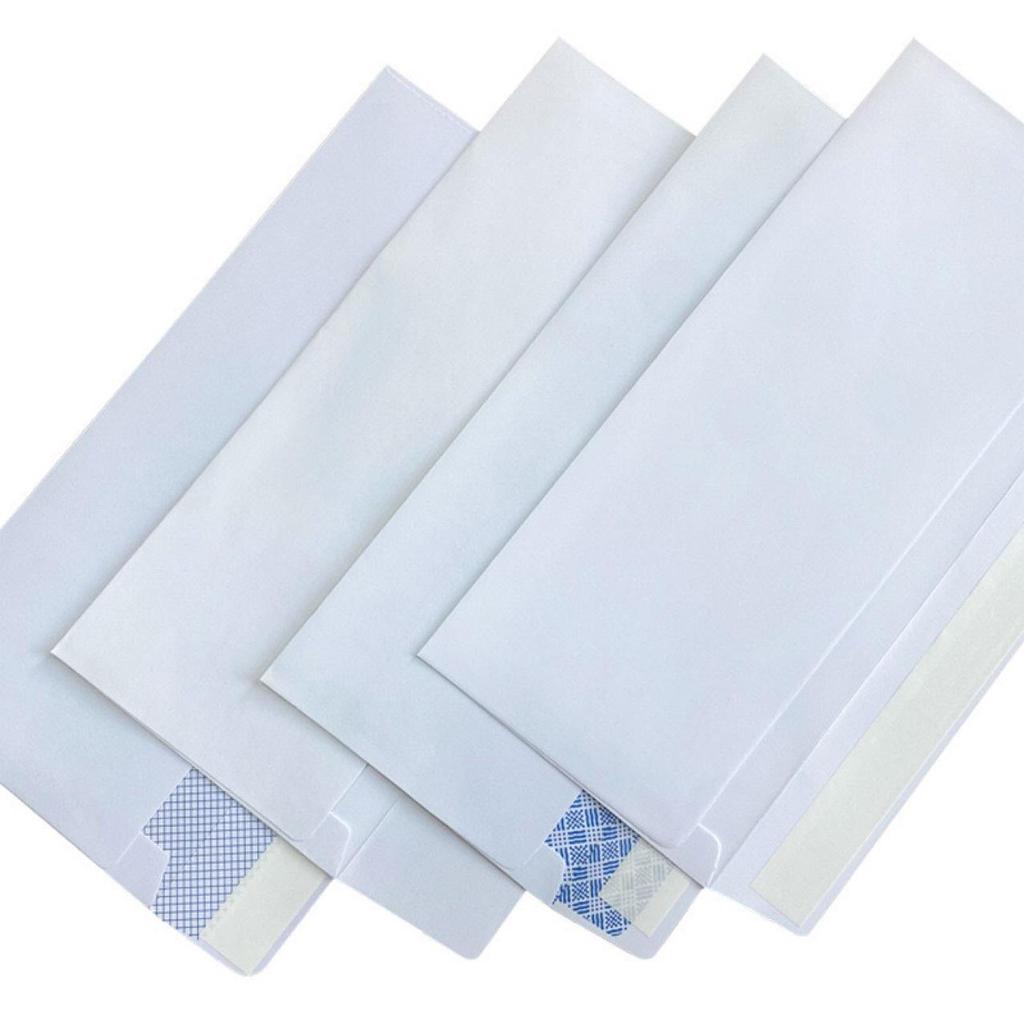 Western-Style No. 10 Envelope with Double-Gummed Anti-Peek Pattern and Business Gift Release Adhesive