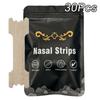 10/30Pcs Hypoallergenic Nose Strips Breathable Nasal Congestion Anti-Snoring Sticker Non-Invasive Breath Nasal Strips