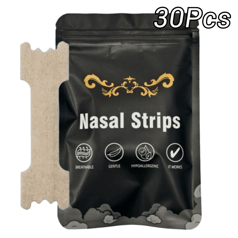 10/30Pcs Hypoallergenic Nose Strips Breathable Nasal Congestion Anti-Snoring Sticker Non-Invasive Breath Nasal Strips
