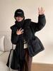 Winter new fashionable versatile thickened white duck down jacket casual medium and long coat women