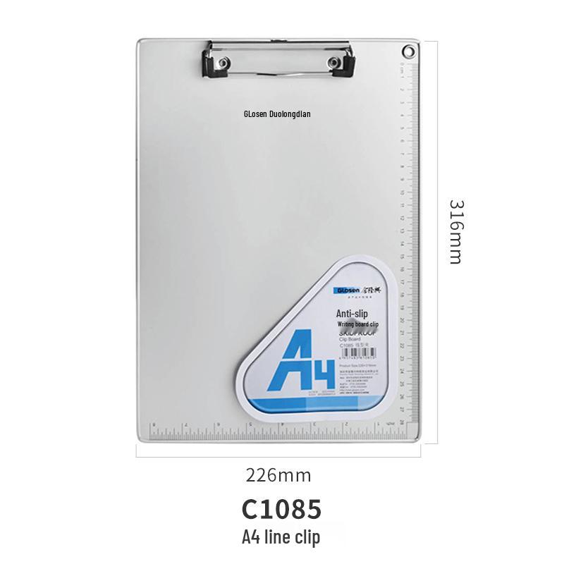 Aluminum Alloy Clipboard Folder A4/A5 Writing Board Office Stationery.