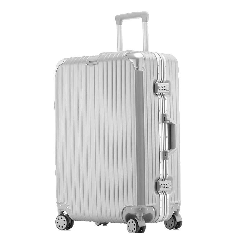 24-Inch Aluminum Frame Hardshell Spinner Suitcase