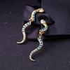 Design Crystal Snake Dangle Earrings  Latest Party Earrings for Women Fashion Jewelry