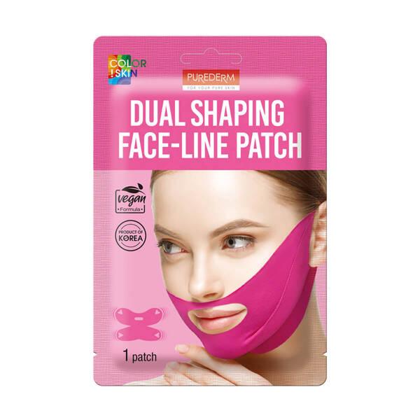 Purederm Modellierende Gesichtsmaske für das Kinn Dual Shaping Face-Line Patch Vegan