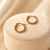 Elegant Twisted Gold Earrings: Versatile, High-End Stainless Steel Ear Cuffs